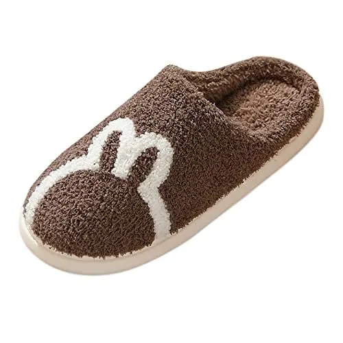 Produktbild: Atmungsaktive Schuhe Herren Herren Pantoletten 43 Winterpaare Männer warmes Zuhause Baotou weicher bequemer einfarbiger flacher Baumwollmop Clogs & Pantoletten FüR Herren Herren Flip (Coffee, 41)