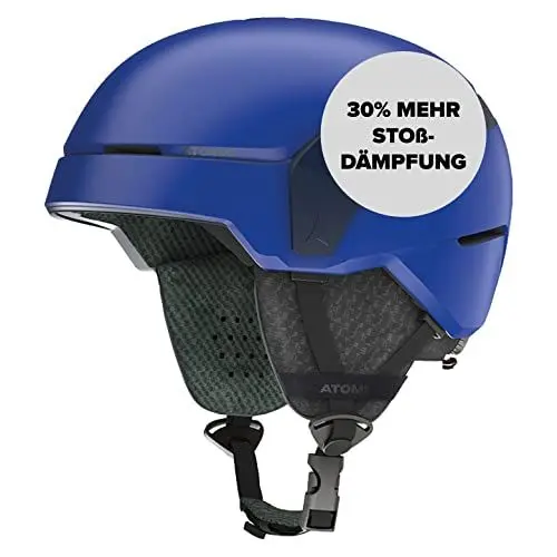 Produktbild: ATOMIC COUNT JR Skihelm für Kinder & Jugendliche - Blau - Größe XS - Mehr Sicherheit bei Aufprällen - 360° Fit System für komfortablen Sitz - Kopfumfang 48-52 cm