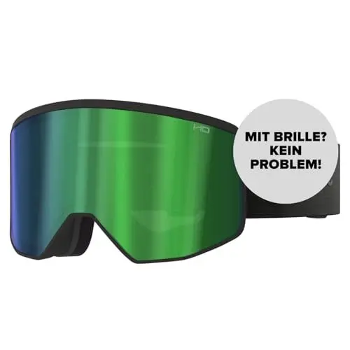 Produktbild: ATOMIC FOUR PRO HD Skibrille - Skibrillen mit kontrastreichen Farben - Hochwertig verspiegelte Snowboardbrille - Brille mit Live Fit Rahmen - Skibrille für Brillenträger