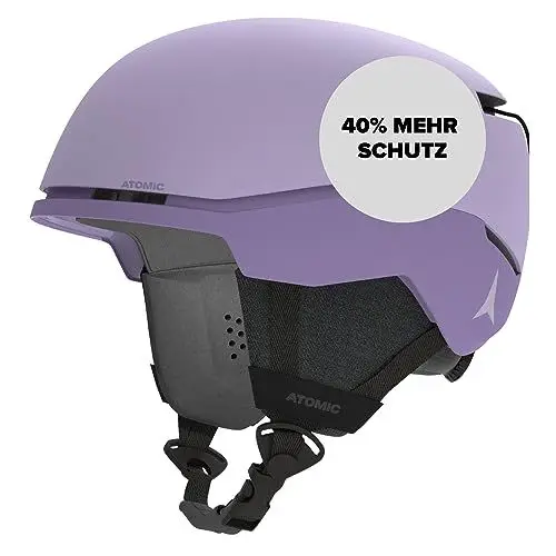 Produktbild: ATOMIC Four AMID Skihelm - Lavender - Größe M - Helm für max. Sicherheit - Skihelme mit komfortablem 360° Fit System - Snowboardhelm mit Belüftungssystem - Kopfumfang 55-59 cm