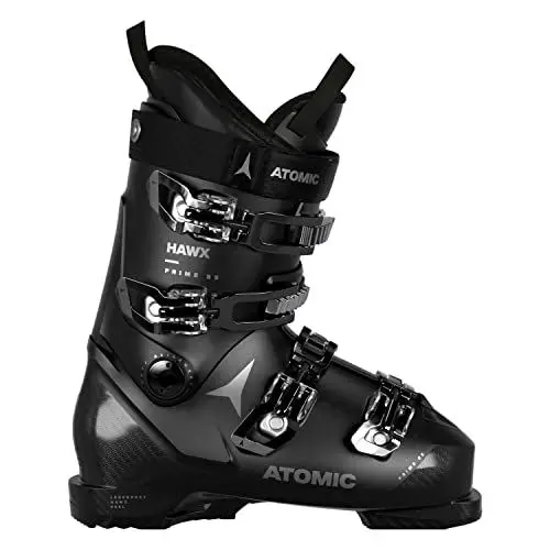 Produktbild: ATOMIC HAWX PRIME 85 W Skischuhe Frauen - Größe 23/23.5 - Alpin-Skischuh in Schwarz - Boots mit 3D Knöchel & Ferse für präzisen Sitz - mittelbreite Skistiefel für Fortgeschrittene
