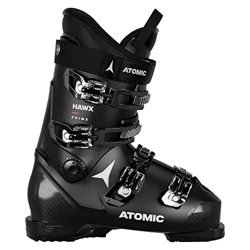 Produktbild: ATOMIC HAWX PRIME Skischuhe - Größe 28/28.5 - Alpin-Skischuh in Schwarz - Boots mit 3D Knöchel & Ferse für präzisen Sitz - mittelbreite Skistiefel für Ski-Anfänger