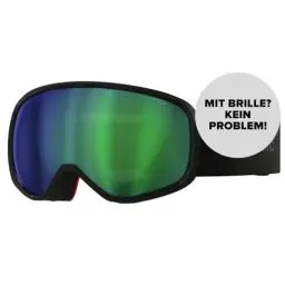 Produktbild: ATOMIC REVENT HD Skibrille - Black - Skibrillen mit kontrastreichen Farben - Hochwertig verspiegelte Snowboardbrille - Brille mit Live Fit Rahmen - Skibrille mit Doppelscheibe