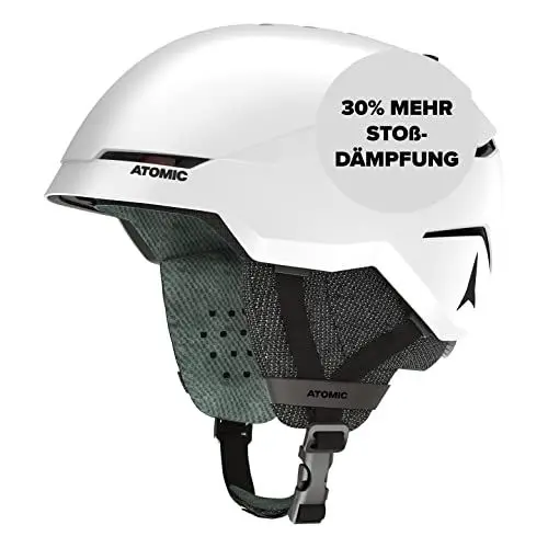Produktbild: ATOMIC SAVOR Skihelm in Weiß Größe M - Unisex für Erwachsene - 360° Fit System - Überlegener Aufprallschutz - Aircon Belüftungssystem - Kopfumfang 55-59 cm