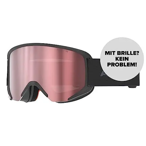 Produktbild: ATOMIC SAVOR für Erwachsene - Black - Komfortabler Live Fit Rahmen - Klare Sicht durch Flash Scheibentechnologie - Over The Glasses-kompatibel für Brillenträger
