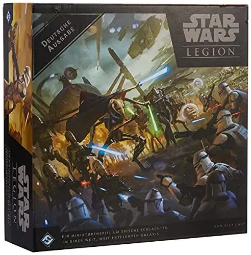 Produktbild: Atomic Mass Games, Star Wars: Legion – Clone Wars, Grundspiel, Tabletop, 2 Spieler, Ab 14+ Jahren, 120-180 Minuten, Deutsch