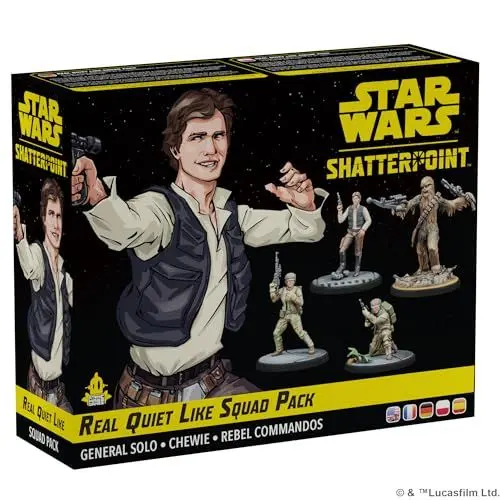 Produktbild: Atomic Mass Games, Star Wars: Shatterpoint – Mucksmäuschenstill, Squad-Erweiterung, Tabletop, 2 Spieler, Ab 14+ Jahren, 90-120 Minuten, Deutsch, Mehrsprachig
