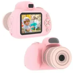 Produktbild: Atopskins Kinderkamera 1080P HD Digitalkamera Kinder 2,4 Zoll Bildschirm Kinderkamera 3-12 Jahre Autofokus Selfie Fotoapparat Kinder, Geeignet Geburtstag Festival Geschenke Für 3 4 5 6 7 8 9 Mädchen