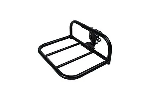 Produktbild: AtranVelo Unisex – Erwachsene Cargo Vorderrad Transportgepäckträger, Schwarz, 36 x 25 x 25 cm