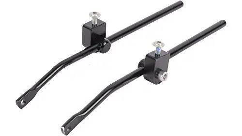 Produktbild: AtranVelo Unisex – Erwachsene Gepäckträgerbefestigung-07388986 Gepäckträgerbefestigung, Schwarz, 230 mm