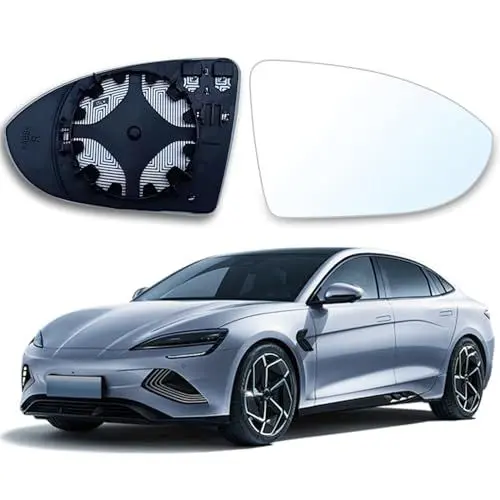 Produktbild: ATSGJLZN Golf 7 Spiegelglas Rechts, Spiegelglas Golf 7 Zubehör Beheizbar Asphärisch mit Trägerplatte OEM:V-W (5G0857522)