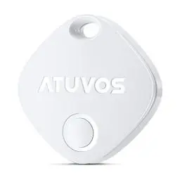 Produktbild: ATUVOS Schlüsselfinder Keyfinder 1 Pack, iOS Smart Tracker Tag Kompatibel mit Apple Wo ist? APP (iOS NUR, Android Not Supported), Bluetooth Finder für Key, Gepäck, Koffer, Taschen, Austauschbarer Akku