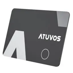 Produktbild: ATUVOS Wallet Tracker Karte Thin 1.6mm, Smart Bluetooth Air Tag Card Kompatibel mit Apple Wo ist? APP (iOS NUR, Android Not Supported), Item Finder für Reisekoffer/Geldbeutel/Koffer/Taschen und mehr