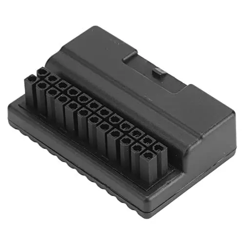 Produktbild: ATX 24Pin 90 Grad Adapter, Verlustfreie Übertragung, Solide Pins, für Desktop-PC Power ATX Motherboard, PVC-Material