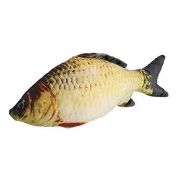 Produktbild: Atyhao Weiche und Gemütliche Dekorative Kissenbezug Kreative 3D Karpfen Fisch Form Simulation Kissen Dekokissen Kinder Spielzeug Sofa(40cm)