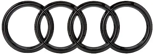 Produktbild: Audi 4M8071801 Zeichen Kühlergrill Ringe Black Edition Emblem Blackline Logo schwarz