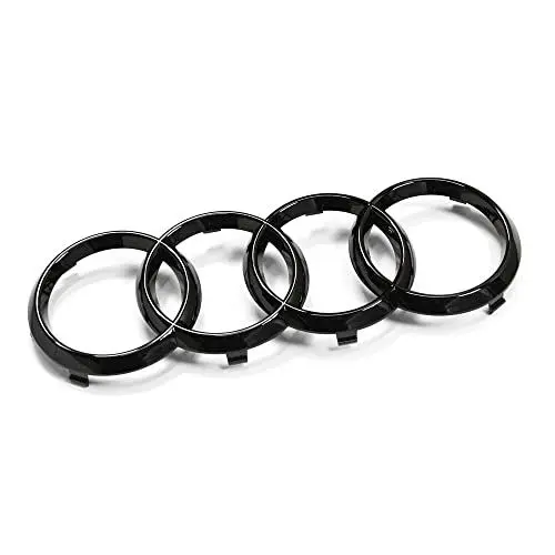 Produktbild: Audi 82A071801 Zeichen Kühlergrill Ringe Black Edition Emblem Blackline Logo Schwarz