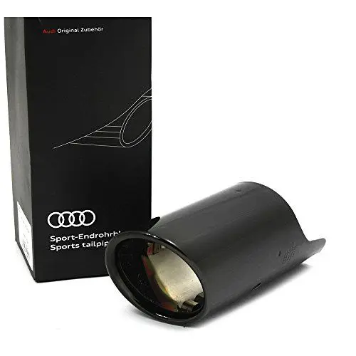 Produktbild: Audi Original Q2 Sport Endrohrblende schwarz verchromt 1.0 TFSI 1.6 TDI 1-flutig Links Exterieur Auspuffblenden 81A071771A