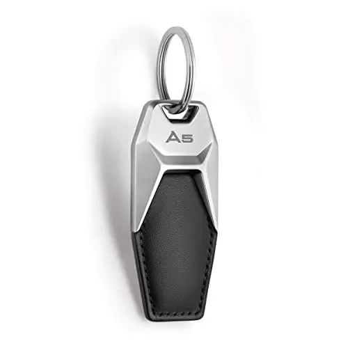 Produktbild: Audi collection 3181900605 Audi A5 Lederschlüsselanhänger,Schwarz/Silber,, M