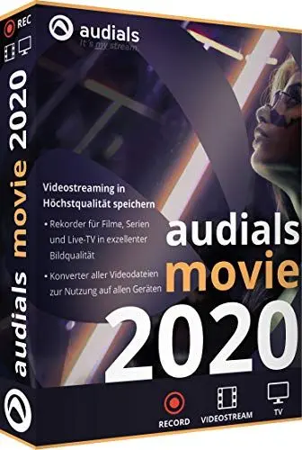 Produktbild: Audials Movie 2020 (Code in a Box)