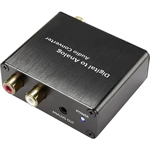 Produktbild: Audio Konverter (Toslink, Cinch-Digital - Cinch, Klinke) unidirektional SpeaKa Professional SP-DAC-TK/CK