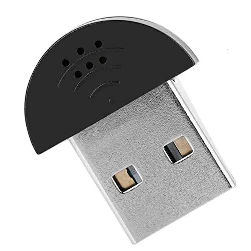 Produktbild: Audio Mikrofon PC USB Mikrofon, 360 ° Omnidirektional für YouTube für Skype Chats(Black)