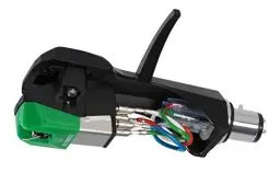 Produktbild: Audio Technica AT-VM95E/H Headshell/Dual Moving Magnet Cartridge Combo Kit (schwarz/grün)