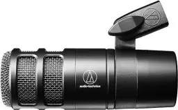 Produktbild: Audio-Technica 2040 Dynamisches Podcast-Mikrofon mit Hypernierencharakteristik Schwarz