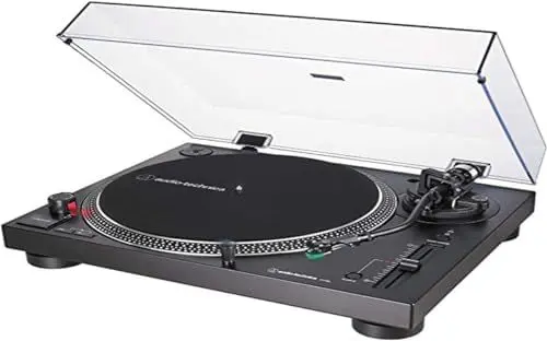 Produktbild: Audio-Technica LP120XUSBBK Direktangetriebener Plattenspieler (Analog und USB) schwarz