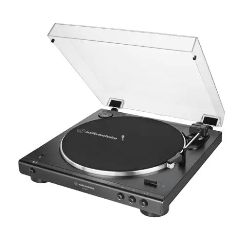 Produktbild: Audio-Technica LP60XBTWH Vollautomatischer Stereo-Plattenspieler mit Riemenantrieb Weiß