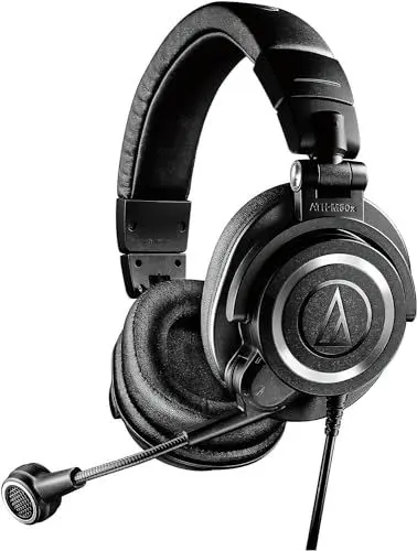 Produktbild: Audio-Technica M50xSTS StreamSet Streaming-Headset mit USB-Anschluss Schwarz