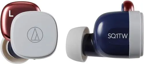 Produktbild: Audio-Technica SQ1TW Kabelloser Kopfhörer Blau/Rot