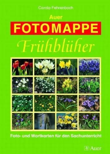 Produktbild: Auer FOTOMAPPE - Frühblüher: Foto- und Wortkarten für den Sachunterricht (1. bis 4. Klasse)
