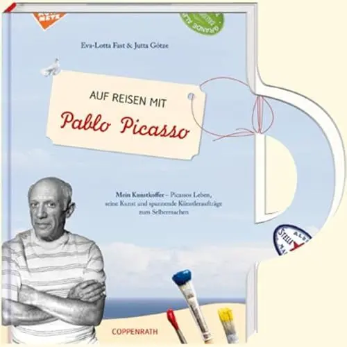 Produktbild: Auf Reisen mit Pablo Picasso: Mein Kunstkoffer - Picassos Leben, seine Kunst und spannende Künstleraufträge zum Selbermachen (Kreativ- und Sachbücher)