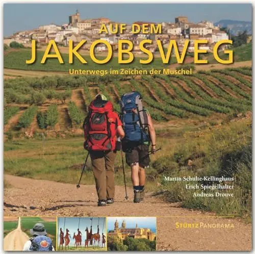 Produktbild: Auf dem Jakobsweg - Unterwegs im Zeichen der Muschel: Ein hochwertiger Fotoband mit über 220 Bildern auf 240 Seiten im quadratischen Großformat - STÜRTZ Verlag (Panorama)
