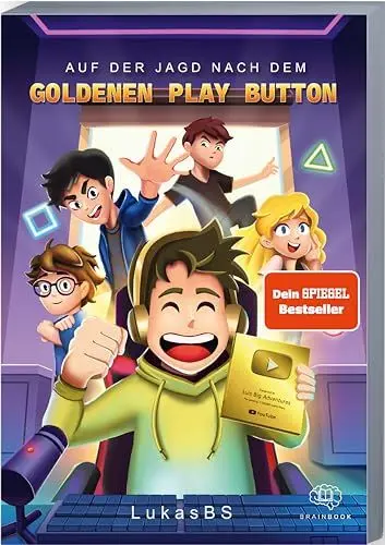 Produktbild: Auf der Jagd nach dem goldenen Play Button: LukasBS (Die Abenteuer von LukasBS)