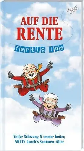 Produktbild: Auf die Rente im Geschenke Set Box mit Kräuterlikör oder Pfefferminz Bombons Rentner Power Ruhestand Senioren lustig für Oma Opa (Auf die Rente fertig los 12423)