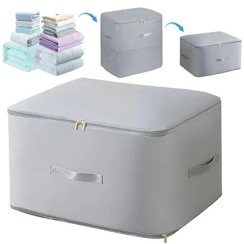 Produktbild: Aufbewahrungstasche Selbstkomprimierender Organizer Ultra Platzsparender Reisetasche Aufbewahrungstasche Geeignet für Die Aufbewahrung Großer und Kleiner Gegenstände(54 * 42 * 30 cm)