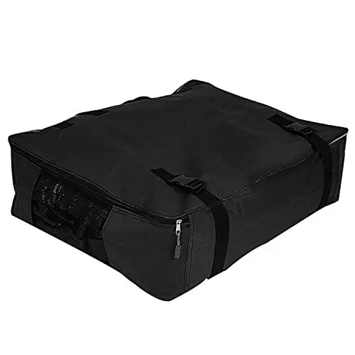 Produktbild: Hummelladen Unisex – Erwachsene Transporttasche für Zeltteppich 55 x 20 x 65 cm, Schwarz, Medium