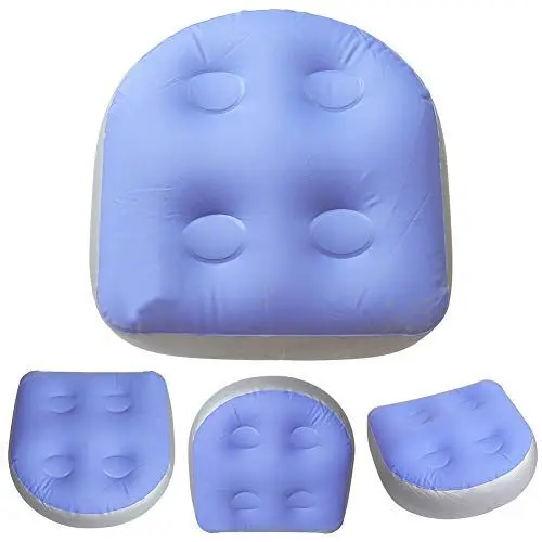 Produktbild: Aufblasbar Massage Matte Rücken Pad Spa Kissen Wasserfest Badewanne Akupressur Hot Tub Weich Booster Sitz für Erwachsene Kinder - Wie Bild Show, 40x37x15cm