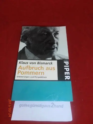 Produktbild: Aufbruch aus Pommern: Erinnerungen und Perspektiven (Piper Taschenbuch)