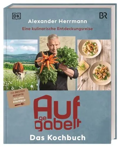 Produktbild: Aufgegabelt. Das Kochbuch: Eine kulinarische Entdeckungsreise. Über 65 Genussrezepte des TV-Kochs. Heimatverbunden, regional, bodenständig