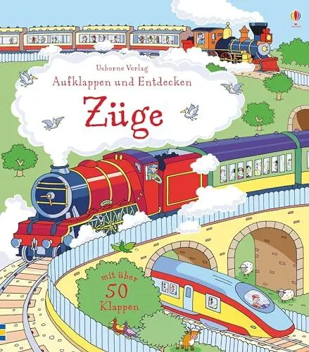 Produktbild: Aufklappen und Entdecken: Züge (Aufklappen-und-Entdecken-Reihe)