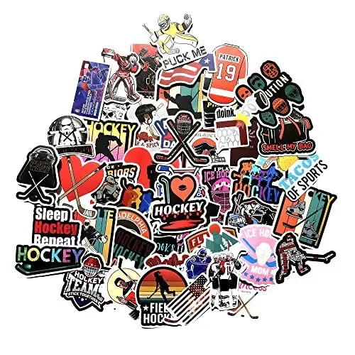 Produktbild: Aufkleber Hockey Sticker Motorrad Auto Roller Aufkleber für Ride-On Mobile Laptop Computer Sticker Aesthetic vsco für Scrapbooking