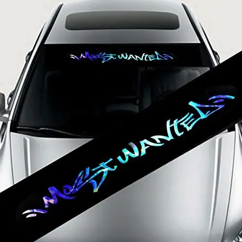 Produktbild: Aufkleber für Auto, Vorne und Hinten, Fenster, Windschutzscheibe, Farbig, Reflektierend, Stil Dekoration, Sticker für Auto