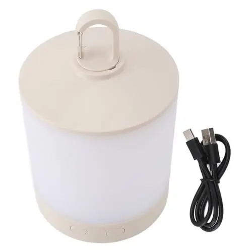 Produktbild: Camping-Licht, Camping-Laterne, tragbar, solarbetrieben, superhell, große Kapazität, Batterie, geteilte Laternenlampe zum Wandern, Schlafzimmer, Lesen