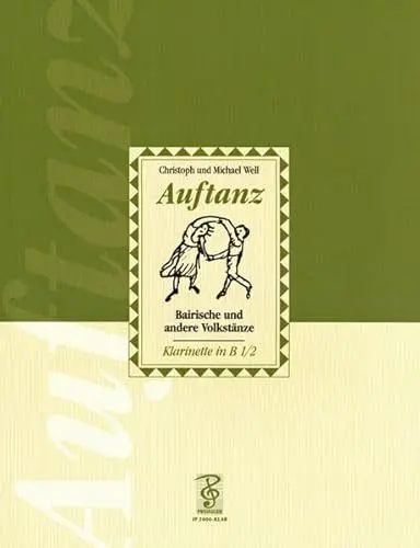 Produktbild: Auftanz: Bairische und andere Volkstänze Stimmenheft für Klarinette 1 und 2
