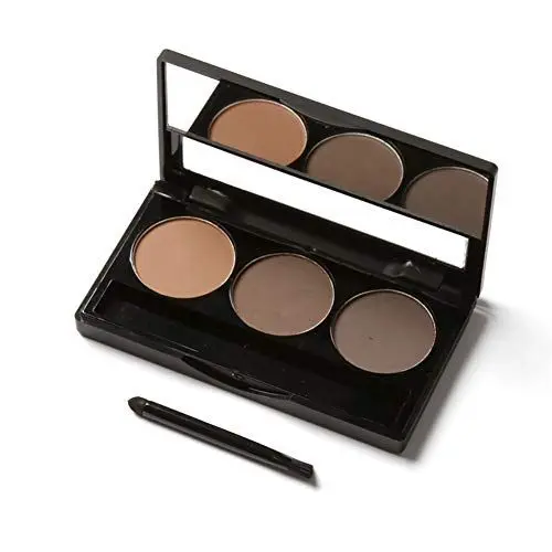 Produktbild: Augenbrauenpuder, wasserfestes Augen-Make-up (Augenbrauenpuder-Paletten + Pinsel), langlebiges Augenbrauen-Tönungsset für Frauen, ideales Augenbrauenkosmetik für Mädchen