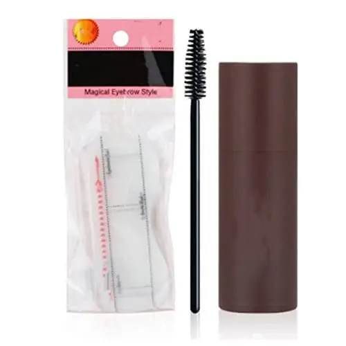 Produktbild: Augenbrauenpuder-Set Im Braunen Stil, 10 Formen, Tragbar, Kompakt, Professionelles Make-up, Einfach zu Verwenden, für Liebhaber und Freunde