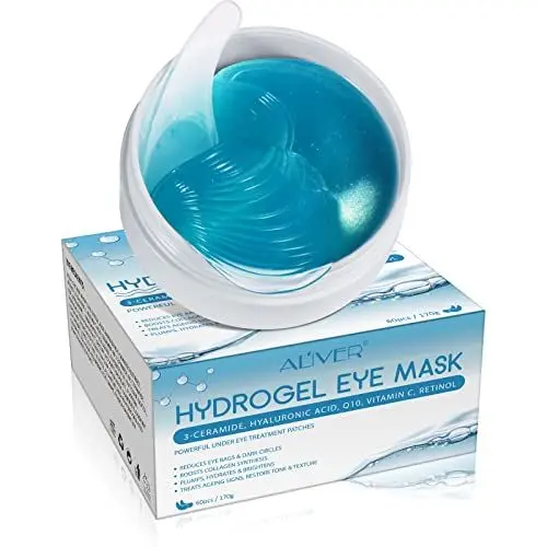 Produktbild: Augenpads 60pcs Eye Pads Hyaluronsäure Collagen Eye Patch,Anti Falten/Anti Aging Augenpflege Hydrogel Eye Pads,Feuchtigkeitsspendende Augenmaske,Augenpads Gegen Augenringe & Puffiness